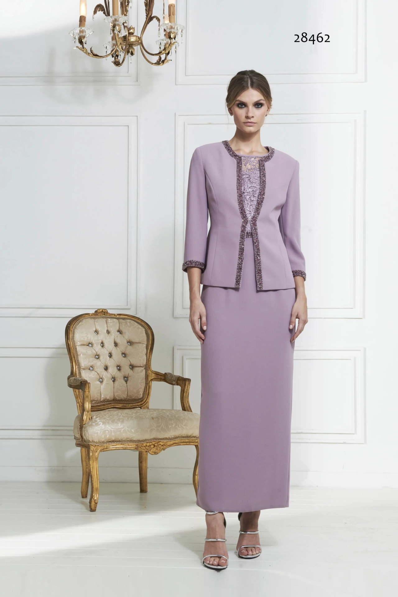 28462 | Abito da Cerimonia Bianca Brandi | Lo Specchio Atelier Abiti da Cerimonia a Verona, Vicenza, Mantova, Brescia, Trento