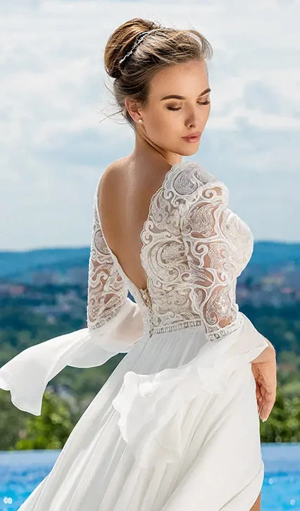 Violante | Abito da Sposa MS | Lo Specchio Atelier Abiti da Sposa a Verona, Vicenza, Mantova, Brescia, Trento